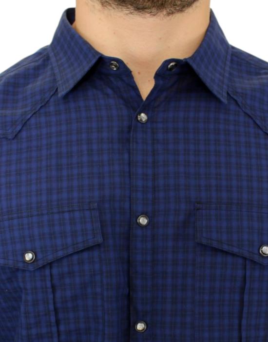  커스텀네셔널 셔츠 SIG10357 NAVY