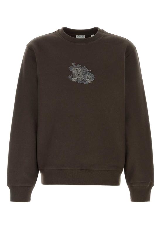 25FW 버버리 코튼 블렌드 맨투맨 8099546 C1423 BROWN