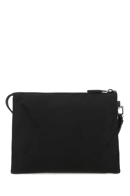  프라다 리나일론 앤 사피아노 레더 파우치 2NE7892DMH F0002 BLACK - PRADA
