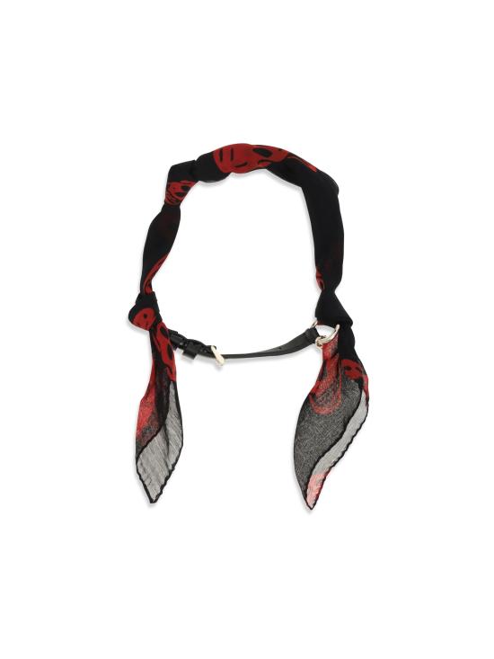 26FW 알렉산더 맥퀸 팔찌 A0002V1JAAK 8496 BLACK - ALEXANDER MCQUEEN