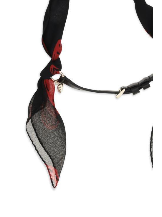 26FW 알렉산더 맥퀸 팔찌 A0002V1JAAK 8496 BLACK - ALEXANDER MCQUEEN