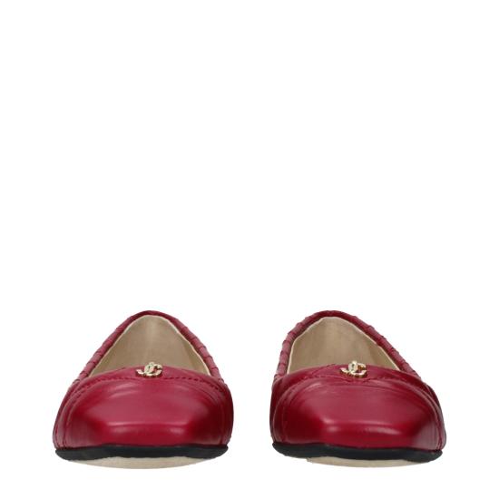  지미추 플랫 슈즈 JI15553226735881BT RED - JIMMY CHOO