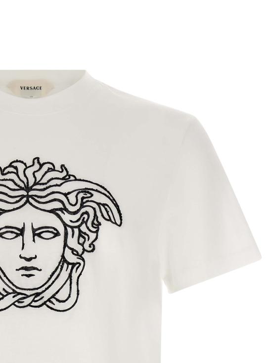 26FW 베르사체 탑 VE337120BM WHITE - VERSACE