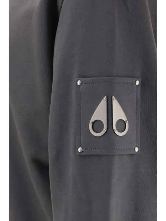 26FW 무스너클 하츠필드 크루넥 스웨트 셔츠 M35MS706 2042 GRAY - MOOSE KNUCKLES