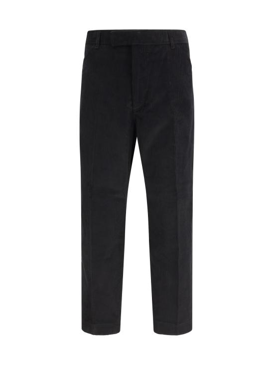 26SS 톰브라운 내로우 웨일 코듀로이 테이퍼드 치노 팬츠 MTU334SF0920 001 BLACK
