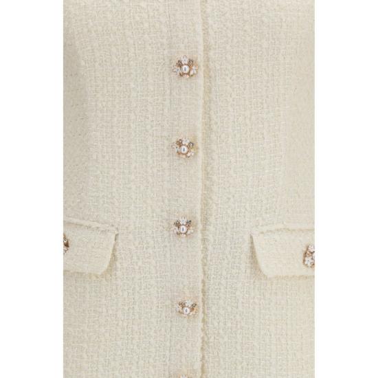 26FW 셀프 포트레이트 원피스 SEPF26002SBCCREAMBB BEIGE - SELF PORTRAIT