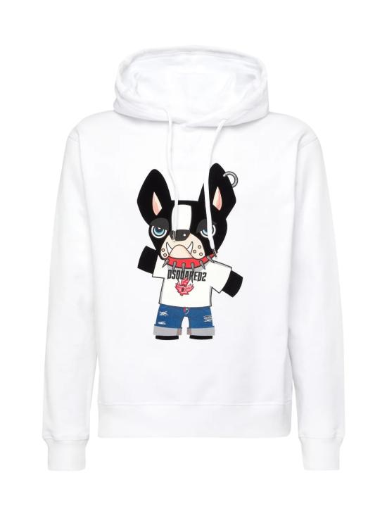  디스퀘어드2 후드 티셔츠 S74GU0835S25516100 WHITE - DSQUARED2