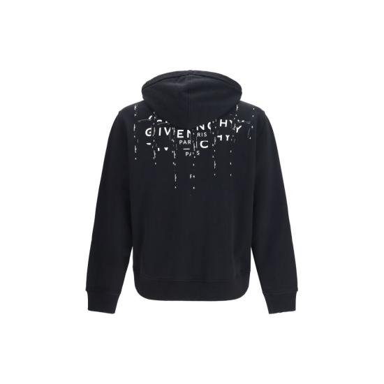26FW 지방시 후드 티셔츠 GIBMJ0NJ3YU8001BB BLACK - GIVENCHY