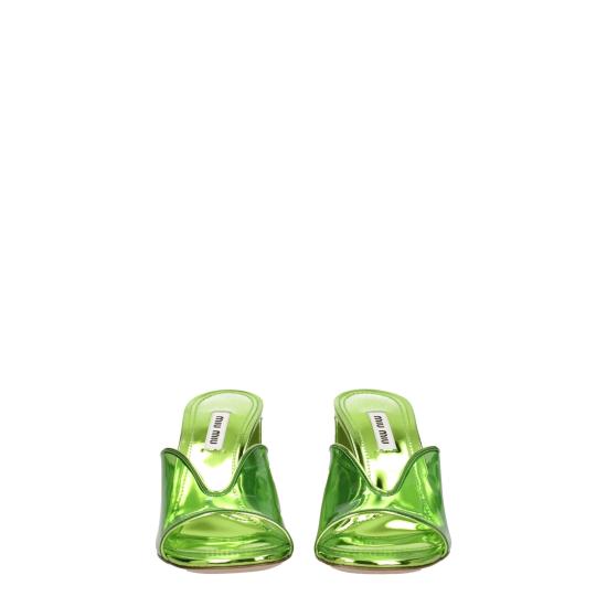  미우미우 힐/펌프스 MI8547321348361BT GREEN - MIU MIU