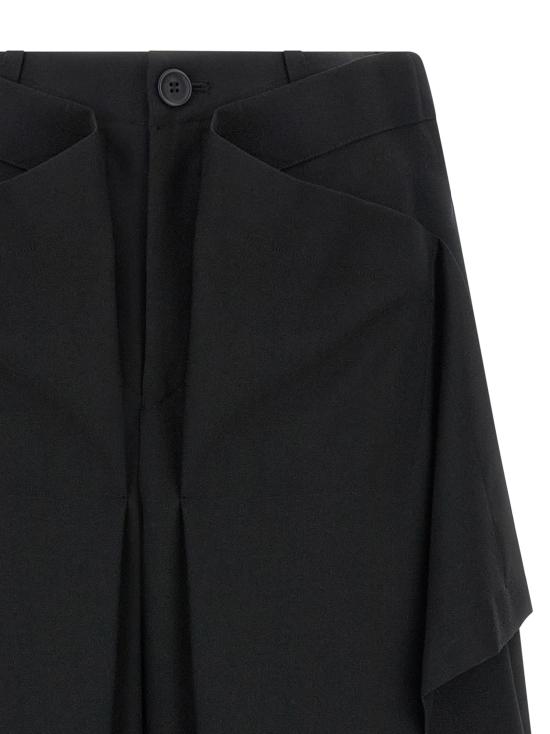 25FW 이세이 미야케 스트레이트 팬츠 IS322558BM BLACK - ISSEY MIYAKE