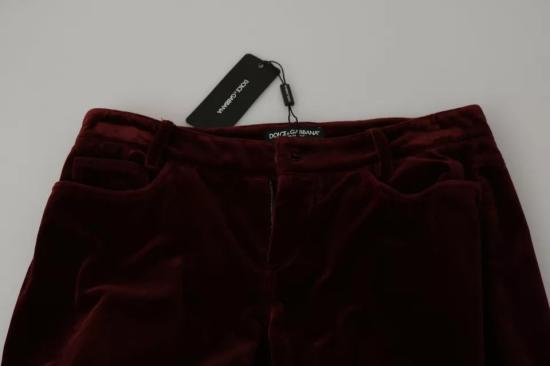  돌체앤가바나 스트레이트 팬츠 PAN71091 BURGUNDY - DOLCE & GABBANA