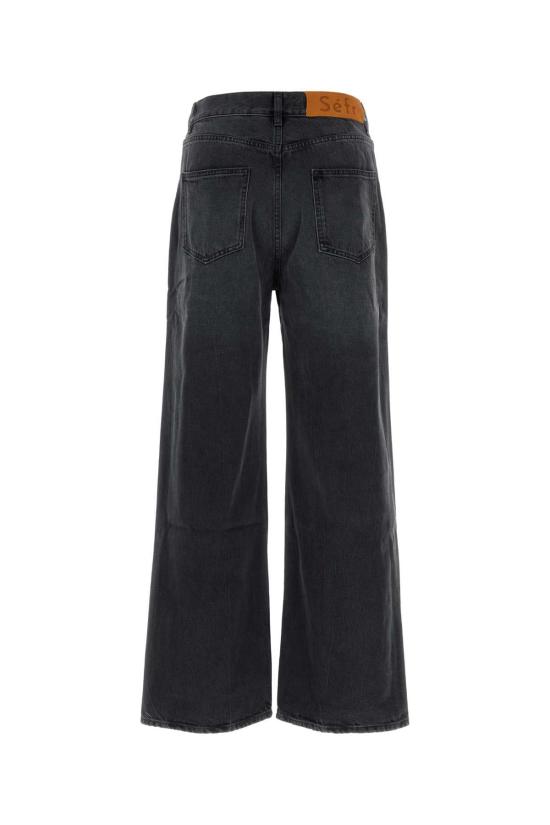 26SS 세퍼 데님 팬츠 MSS26RELAXEDBLA BLAWORWAS BLACK - SEFR