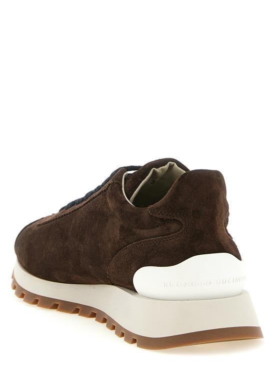 26FW 브루넬로 쿠치넬리 스니커즈 BR335323BM BROWN - BRUNELLO CUCINELLI