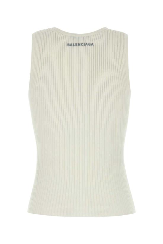  발렌시아가 민소매 티셔츠 828090T1737 9000 WHITE - BALENCIAGA