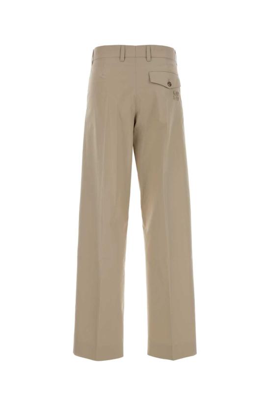26SS 미우미우 스트레이트 팬츠 MP1895SOOO12NS F0A08 BEIGE - MIU MIU