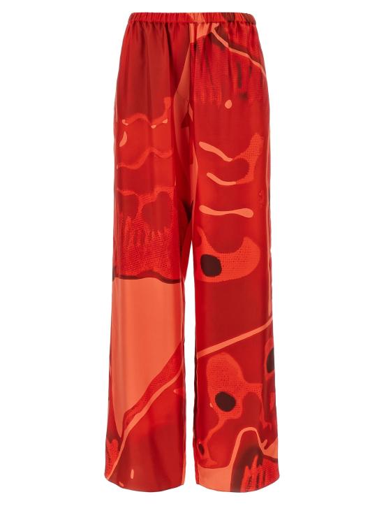 25FW 살바토레 페라가모 스트레이트 팬츠 FE314714BM RED