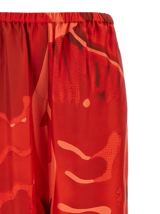 25FW 살바토레 페라가모 스트레이트 팬츠 FE314714BM RED - SALVATORE FERRAGAMO