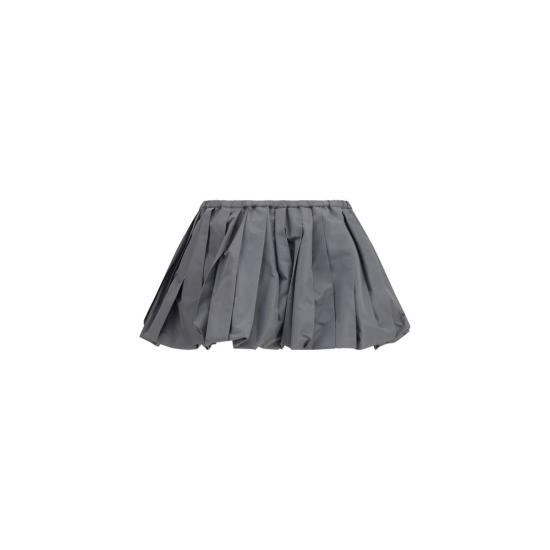 26FW 미우미우 숏팬츠 MIMG2723SOOO121IF0112BB GRAY - MIU MIU