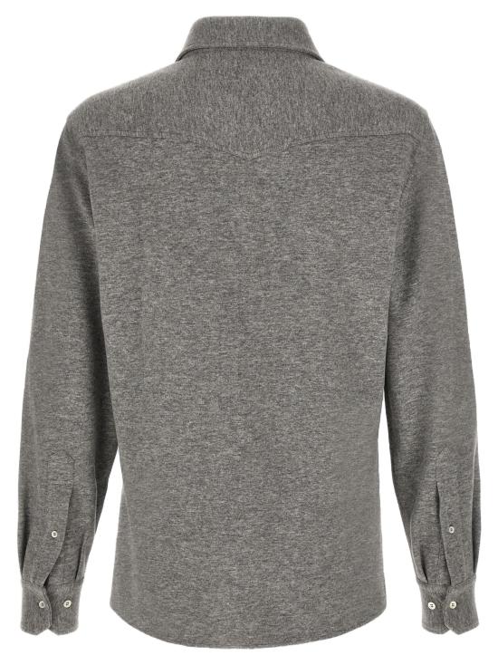 26FW 브루넬로 쿠치넬리 셔츠 BR339513BM GRAY - BRUNELLO CUCINELLI