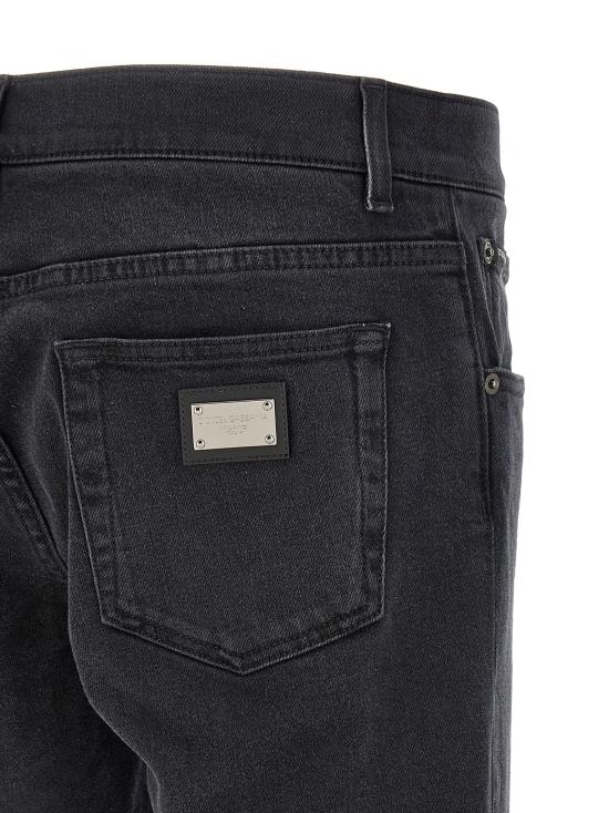 26FW 돌체앤가바나 데님 팬츠 DO331605BM BLACK - DOLCE & GABBANA