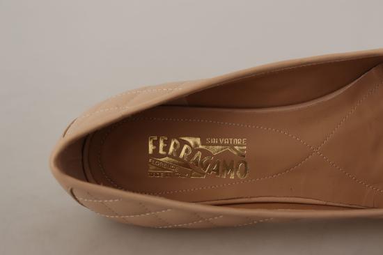 살바토레 페라가모 플랫 슈즈 0702228 019 BEIGE - SALVATORE FERRAGAMO