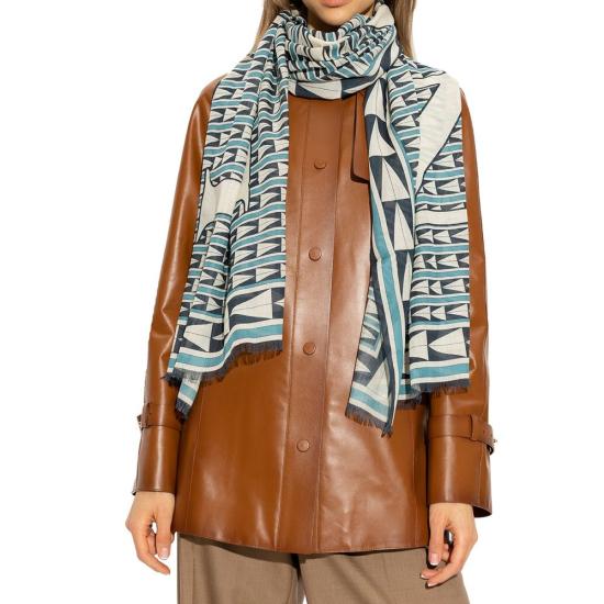  랑방 머플러/스카프 LA 8990691164372 BLUE - LANVIN