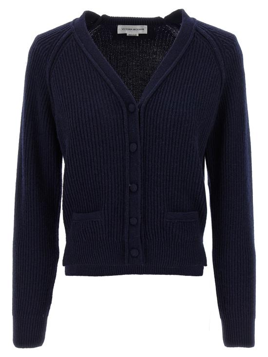 25FW 빅토리아 베컴 가디건 VI313906BM NAVY
