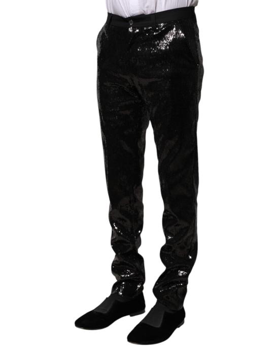  돌체앤가바나 스트레이트 팬츠 PAN75787 BLACK - DOLCE & GABBANA