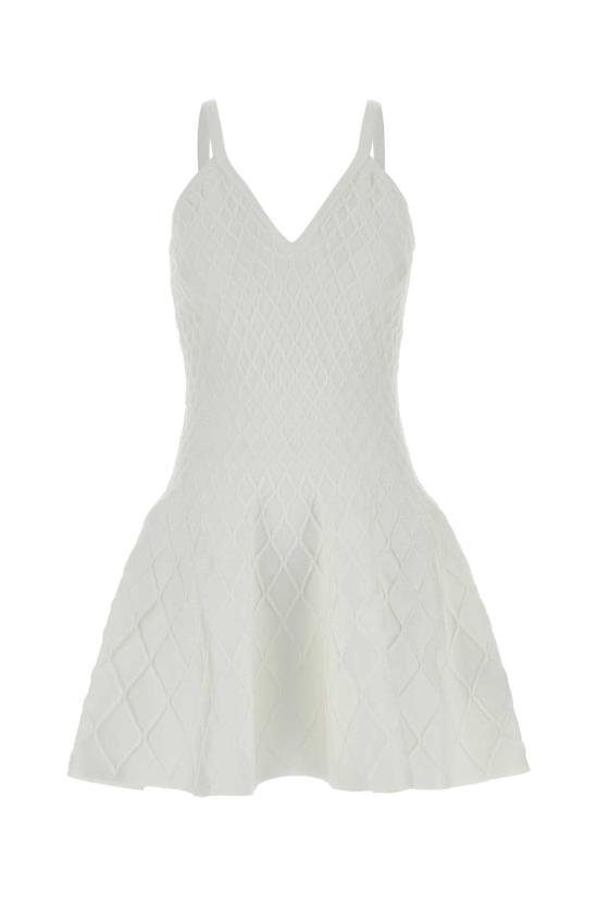 26FW 발망 원피스 HF1R2927KK20 0FA WHITE
