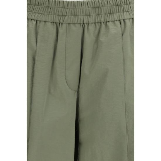 26SS 브루넬로 쿠치넬리 스트레이트 팬츠 BRM0F79P8721C3066BB GREEN - BRUNELLO CUCINELLI