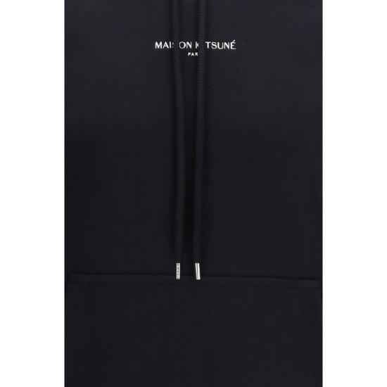 26SS 메종키츠네 후드 티셔츠 MAQM00700KM0341P199BB BLACK - MAISON KITSUNE