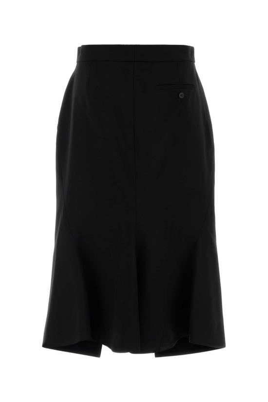25FW 알렉산더 맥퀸 스커트 848863QJAFK 1000 BLACK - ALEXANDER MCQUEEN