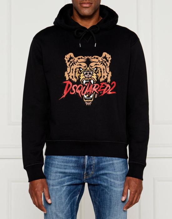26SS 디스퀘어드2 후드 티셔츠 S74GU0814S25516900 BLACK - DSQUARED2