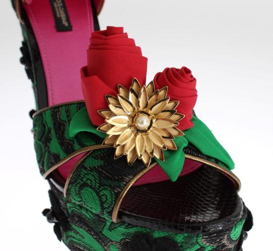  돌체앤가바나 힐/펌프스 LA1104 GREEN - DOLCE & GABBANA