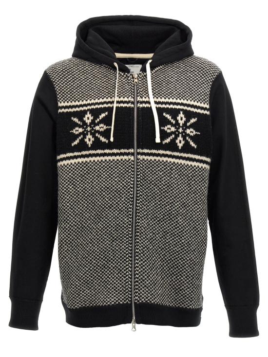  와타나베 준야 후드 티셔츠 JU297396BM BLACK