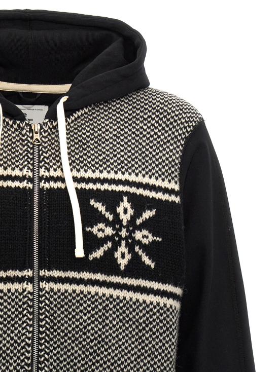  와타나베 준야 후드 티셔츠 JU297396BM BLACK - JUNYA WATANABE