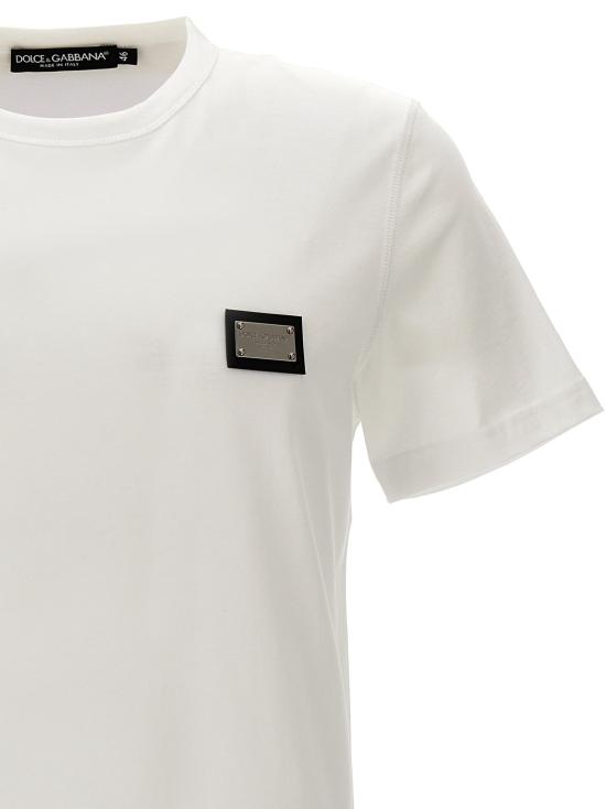25FW 돌체앤가바나 탑 DO262777BM WHITE - DOLCE & GABBANA
