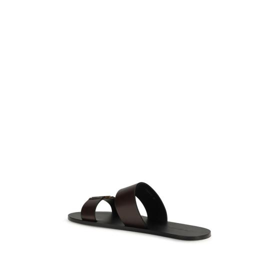 26SS 생로랑 샌들 SA863524DWETT2023BB BROWN - SAINT LAURENT
