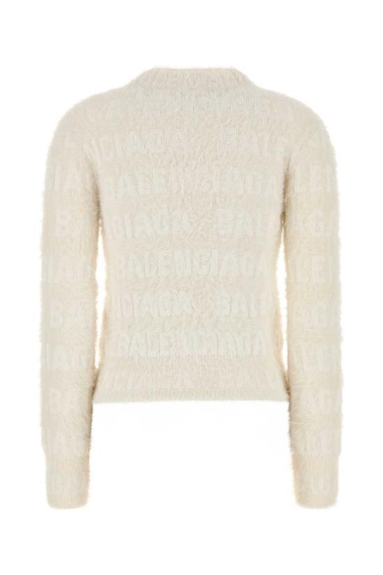  발렌시아가 스웨터 769027T6230 9002 WHITE - BALENCIAGA