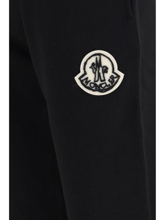 26FW 몽클레어 트레이닝/조거 팬츠 L20918H00012899V4 999 BLACK - MONCLER