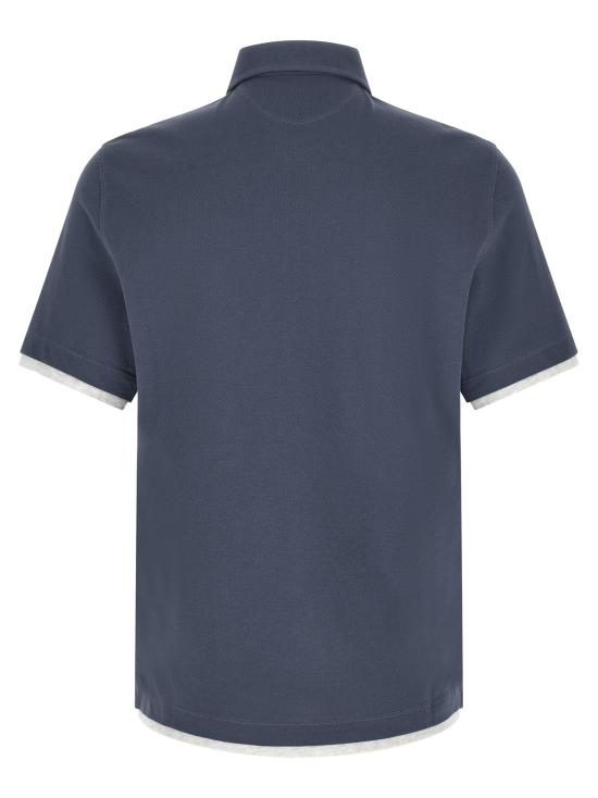 26SS 브루넬로 쿠치넬리 탑 BR336292BM BLUE - BRUNELLO CUCINELLI