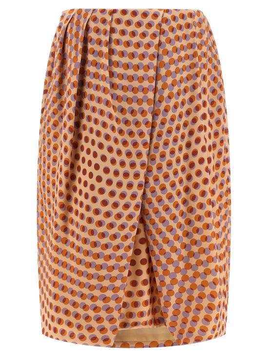 26SS 드리스 반 노튼 스커트 DR334291BM MULTICOLOR