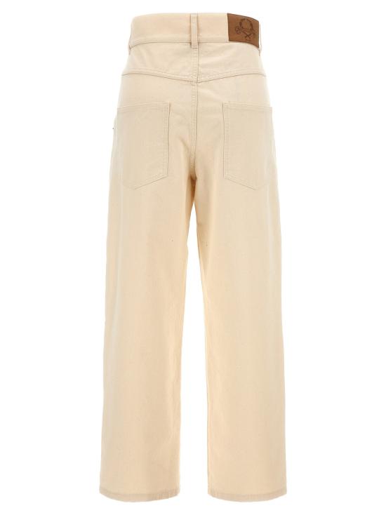 25FW 모스키노 스트레이트 팬츠 MO313307BM BEIGE - MOSCHINO
