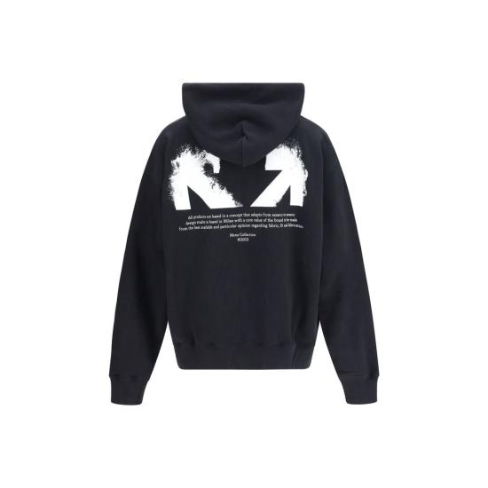 26SS 오프화이트 후드 티셔츠 OF44MBB085S26F00A0010001BB BLACK - OFF WHITE