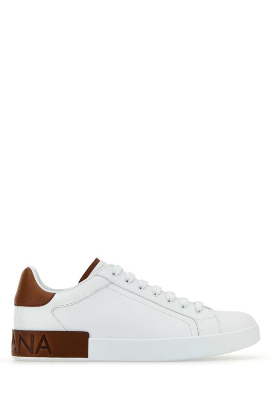 26SS 돌체앤가바나 카프스킨 포르토피노 스니커즈 CS2278A9U73 8S537 WHITE