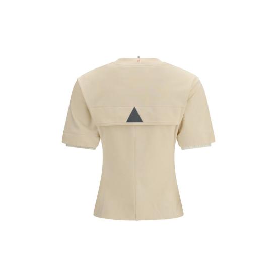 26SS 몽클레어 폴로 티셔츠 MOL10988C0000989AW1034BB BEIGE - MONCLER