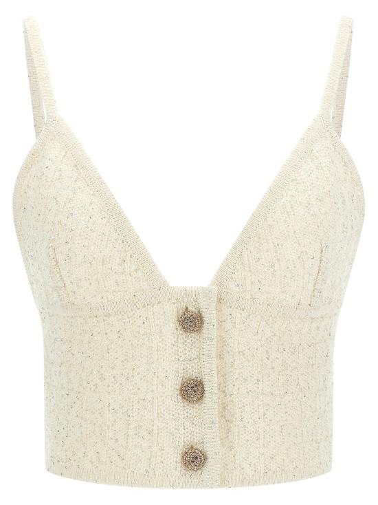 26SS 알레산드라리치 민소매 티셔츠 AL329592BM WHITE