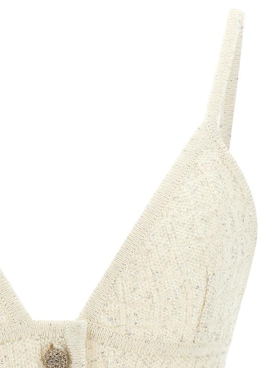 26SS 알레산드라리치 민소매 티셔츠 AL329592BM WHITE - ALESSANDRA RICH
