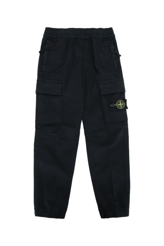 26FW 스톤 아일랜드 와펜 패치 테이퍼드 팬츠 L2S163100006S0012 V0020 NAVY
