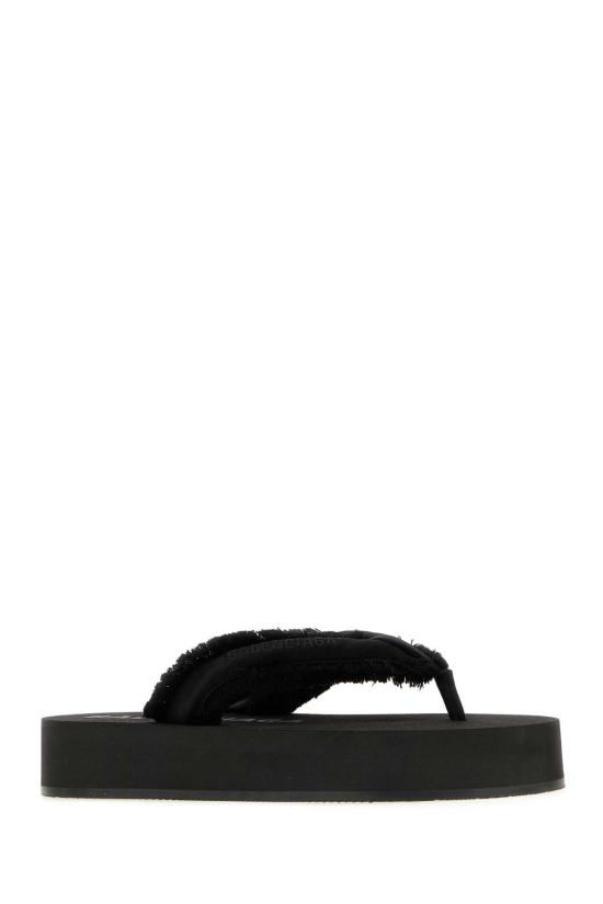 26SS 발렌시아가 제트 랙 통 슬라이드 870111W0WM0 1000 BLACK - BALENCIAGA
